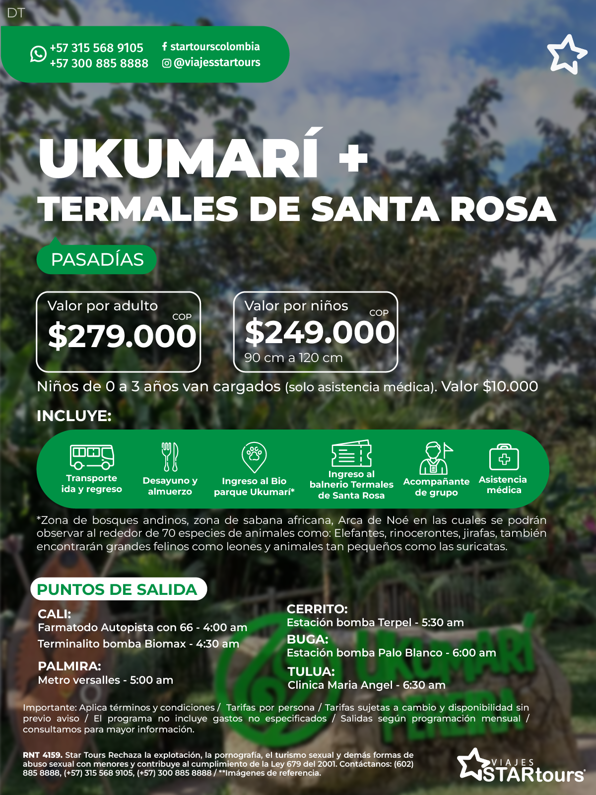 UKUMARI + TERMALES DE SANTA ROSA